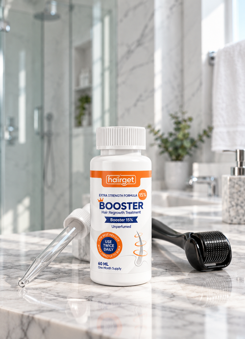 HAIRGET 15% Scalp Care Booster Set With Roller & Dropper